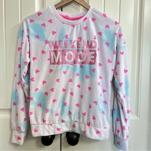 Jellifish Kids Girls Velour Shirt, Size XL (14/16)